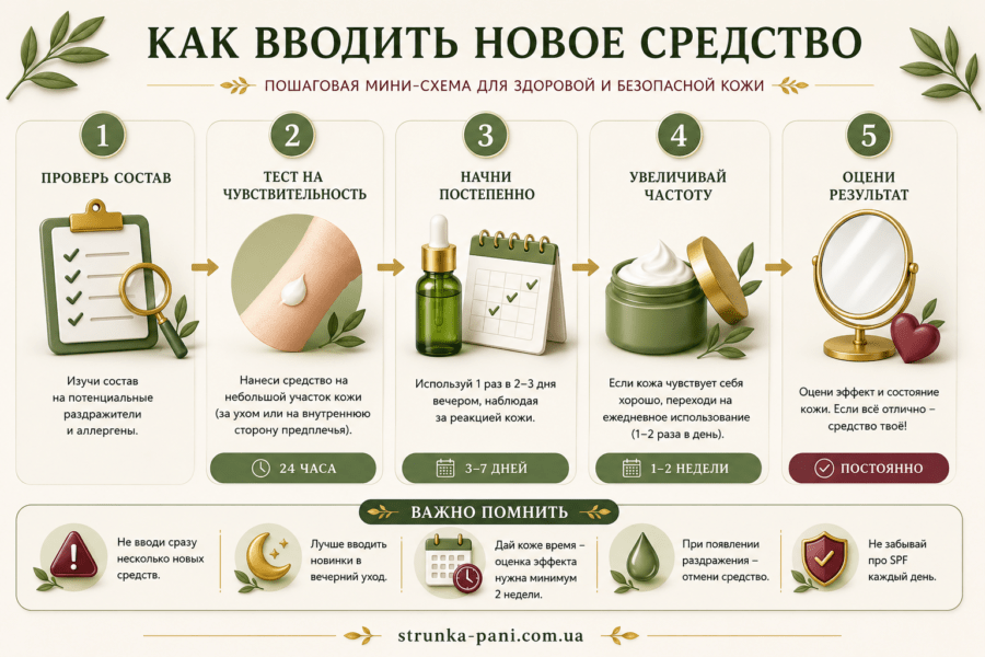 Как вводить новое средство в корейской косметике