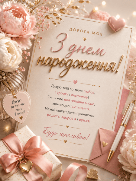 Дорога моя — з днем народження!