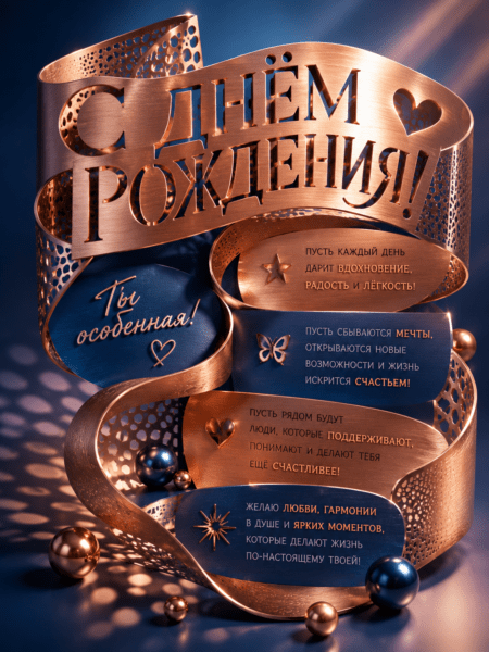 С днём рождения — ты особенная!